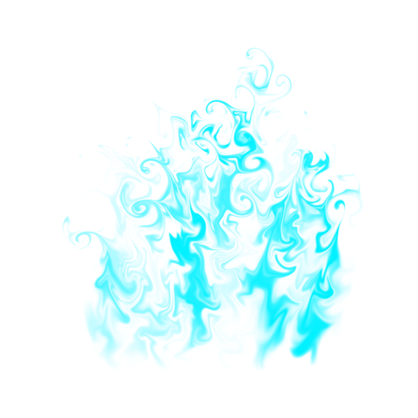 Cyan Mürekkep Duman Akışı