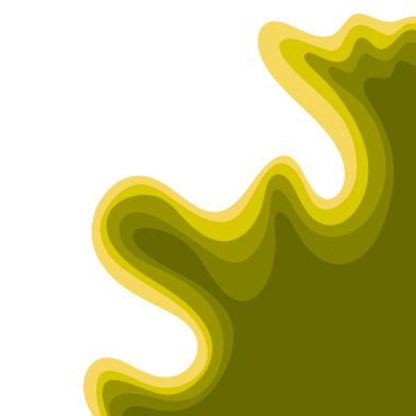 Sarı Dalga Kağıt Kesme Kenarlığı