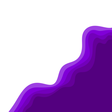 Mor Dalgalı Kağıt Kesiği