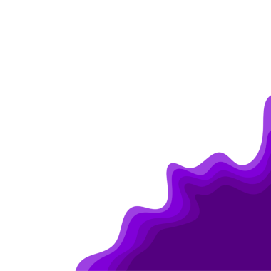 Mor Dalgalı Kağıt Kesiği