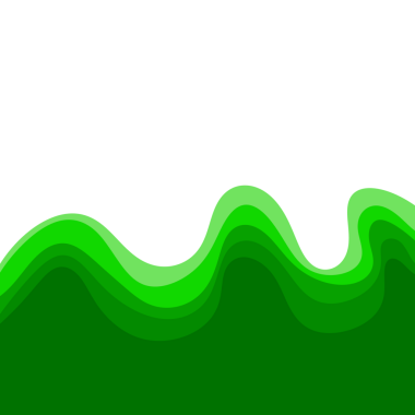 Soyut Yeşil Dalgalı Parıltı Kenarı