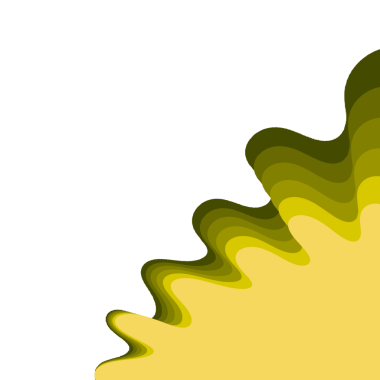 Soyut Dalga Kenarlığı Sarı Gradyan Kenarı