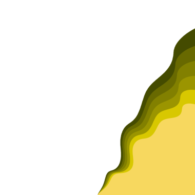 Soyut Dalga Kenarlığı Sarı Gradyan Kenarı
