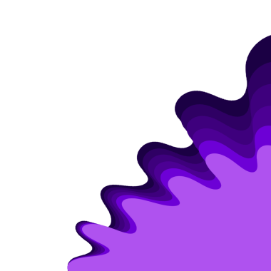 Soyut Dalga Kenarlığı Pembe Gradyan Kenarı