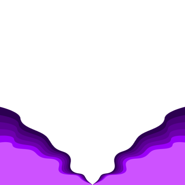 Soyut Dalgalı Kenarlık Mor Gradyan Kenarı