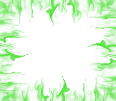 Yeşil Duman Çerçeve Kenarlık Efekti