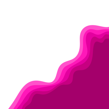 Pembe Dalgalı Kağıt Kesiği