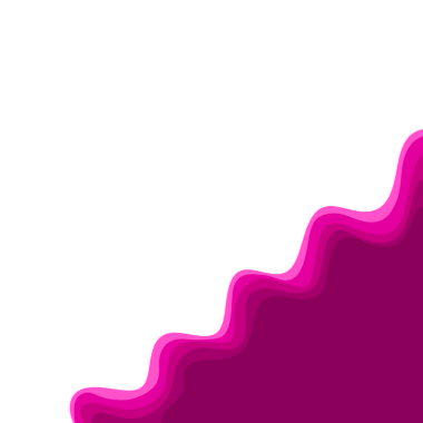 Pembe Dalgalı Kağıt Kesiği