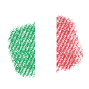 İtalya Bayrak Bayrakları Yarısı Dokusunu Fırçaladı