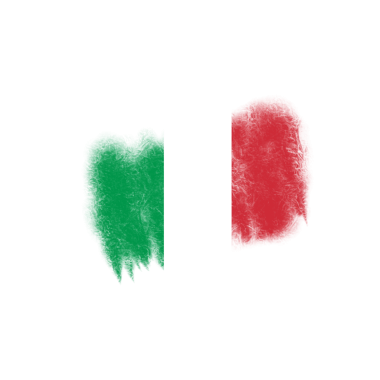 Soyut Grunge İtalya Fırça Bayrağı