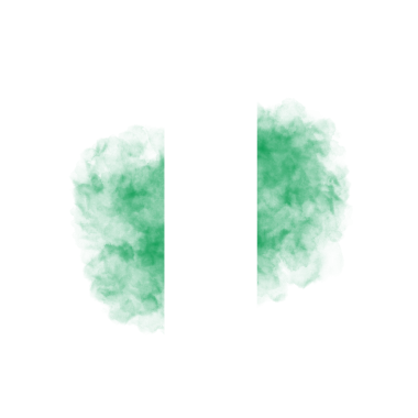 Soyut Sert Boya Vuruşu Yeşil ve Beyaz