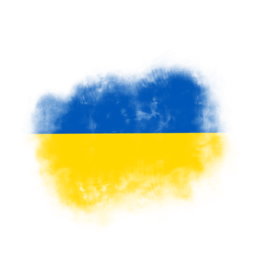 Soyut Sert Boya Vuruşu Mavi ve Sarı şeffaf arkaplanda izole