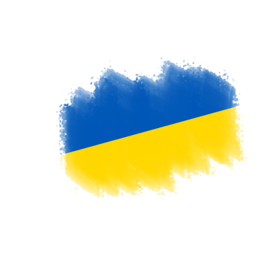 Soyut Sert Boya Vuruşu Mavi ve Sarı şeffaf arkaplanda izole