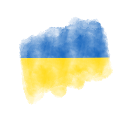 Soyut Sert Boya Vuruşu Mavi ve Sarı şeffaf arkaplanda izole