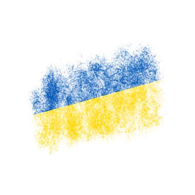 Mavi ve Sarı Sıçrama Vuruşu şeffaf arkaplanda izole edildi