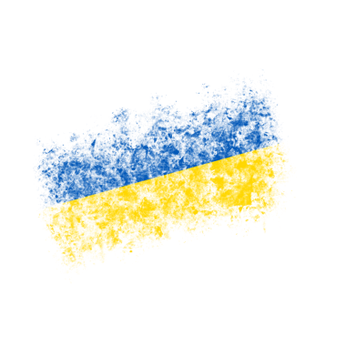 Mavi ve Sarı Sıçrama Vuruşu şeffaf arkaplanda izole edildi