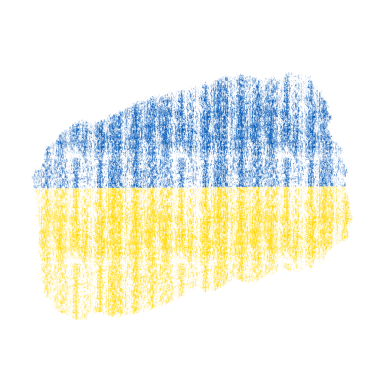 Mavi ve Sarı Sıçrama Vuruşu şeffaf arkaplanda izole edildi