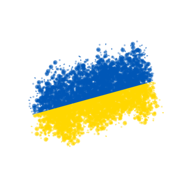 Mavi ve Sarı Sıçrama Vuruşu şeffaf arkaplanda izole edildi