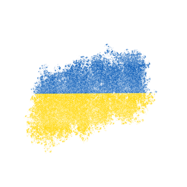 Mavi ve Sarı Sıçrama Vuruşu şeffaf arkaplanda izole edildi