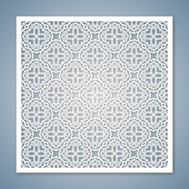 Lazer kesme şablonu için tebrik kartları