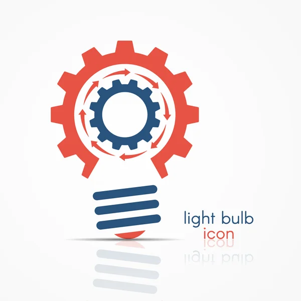 Ícone de ideia lâmpada — Vetor de Stock