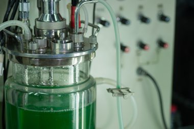 Cam kabı aygıt boru ile laboratuvar için