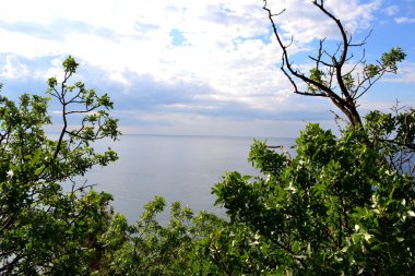 Siyah deniz görünümü