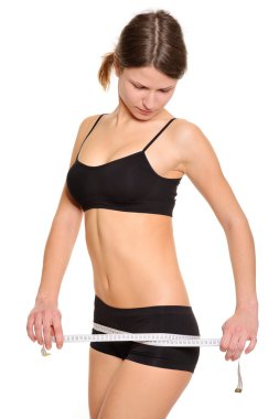 Measurement of the ideal figure of a young girl