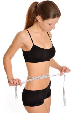 Measurement of the ideal figure of a young girl