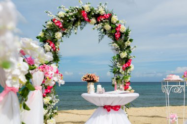 Düğünler Ocean için süslemeler