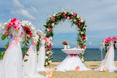 Düğünler Ocean için süslemeler