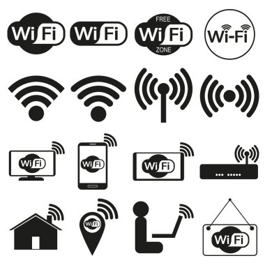 Wi fi Icon set