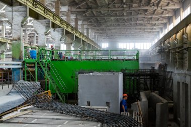 Beton şekillendirme bölümü