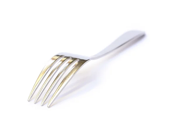 Shiny metal fork — Stock Photo, Image