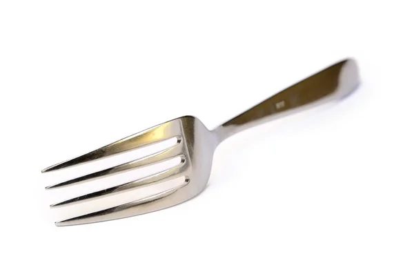 Shiny metal fork — Stock Photo, Image