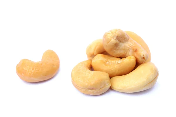 Geschälte gesalzene Cashewkerne — Stockfoto