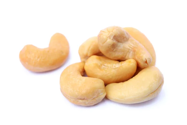 Geschälte gesalzene Cashewkerne — Stockfoto