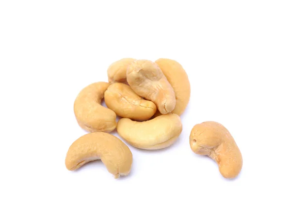 Pile of roasted salted cashews — Stock Photo, Image