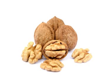 Bir kabuk ile taze ceviz