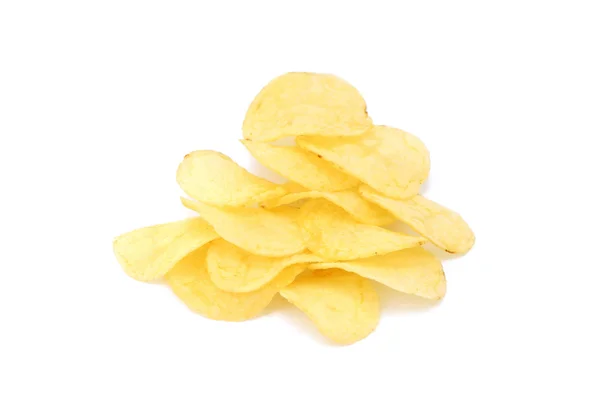 Frittierte Salzkartoffelchips — Stockfoto