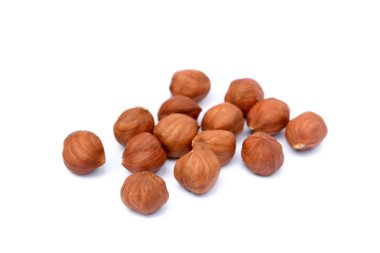 İzole sağlıklı fındık