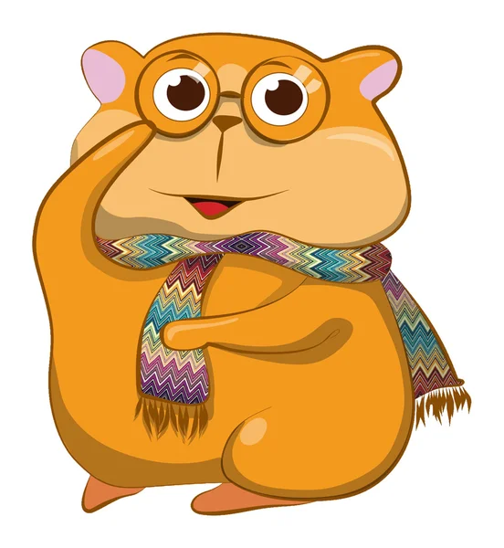 Gözlüklü akıllı hamster