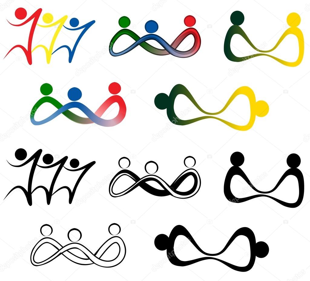 The logo symbolizes unity and team spirit