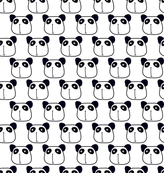 Panda beyaz ve siyah
