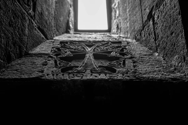 Geghard Monastery Fragments Church Armenia — Fotografia de Stock