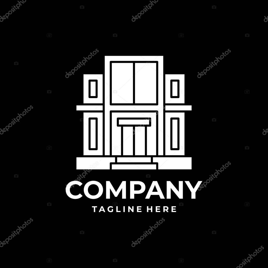 Real Estate House Logo Vector, Modern Building and Homestay Brand Identity Designs