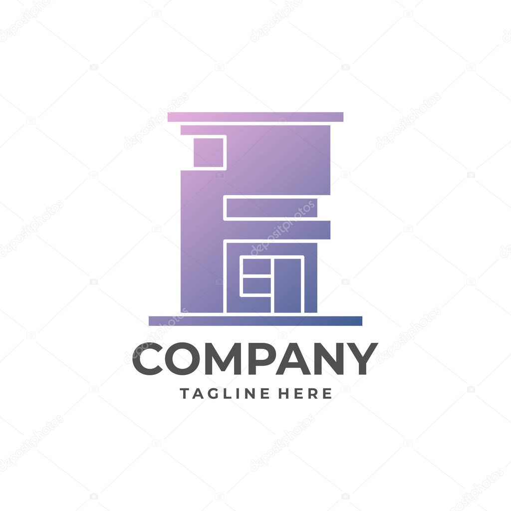 Real Estate House Logo Vector, Modern Building and Homestay Brand Identity Designs