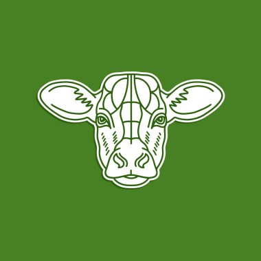 AA Monogram Logosu, Modern Kalkan Vektörü