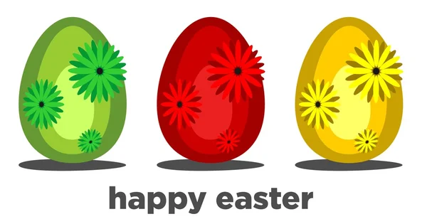 Easter Spring Eggs — Stock Vector