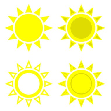 Dört güneş tasarım